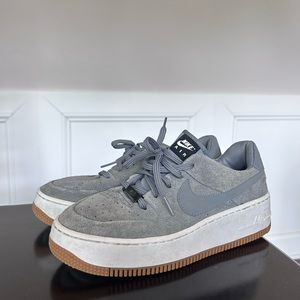 women’s nike air force 1 sage low 'cool grey’